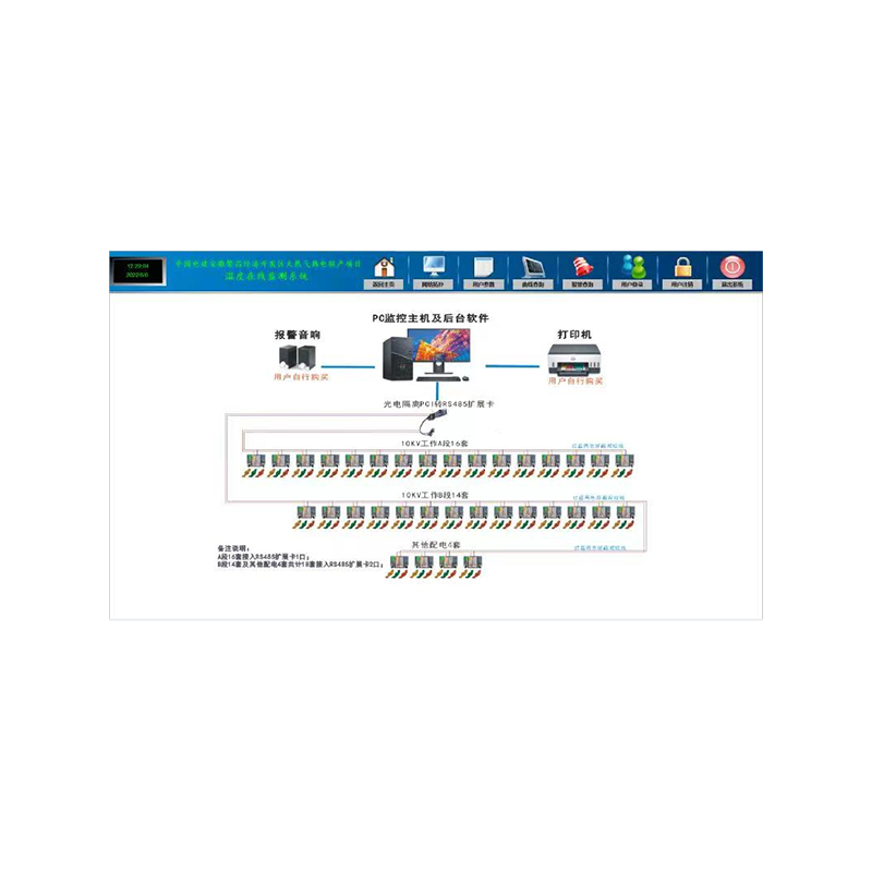 BMP3000無(wú)線測(cè)溫操控裝置配套監(jiān)控軟件